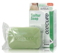 OXE CURE Sulfur Soap 100g. อ๊อกซี่ เคียว สบู่ ซัลเฟอร์